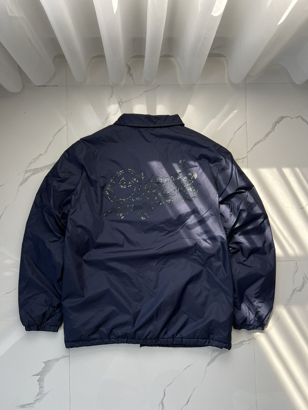 Stussy × Vintage 90's STUSSY STUC RETRO BIG LOGO RARE JACKET Y2K Size US L / EU 52-54 / 3 - 5 Thumbnail