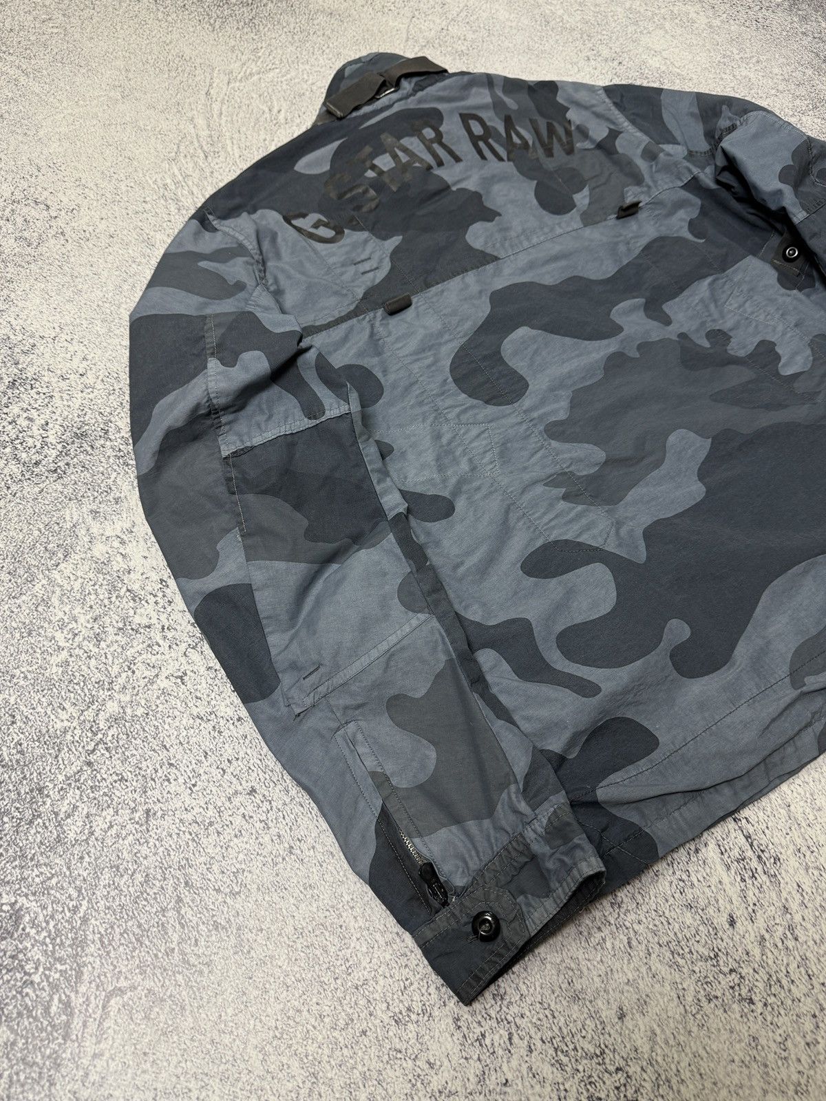 G-Star G-Star Raw Military Multipockets Camo Light Jacket Full Zip Size US XL / EU 56 / 4 - 12 Thumbnail
