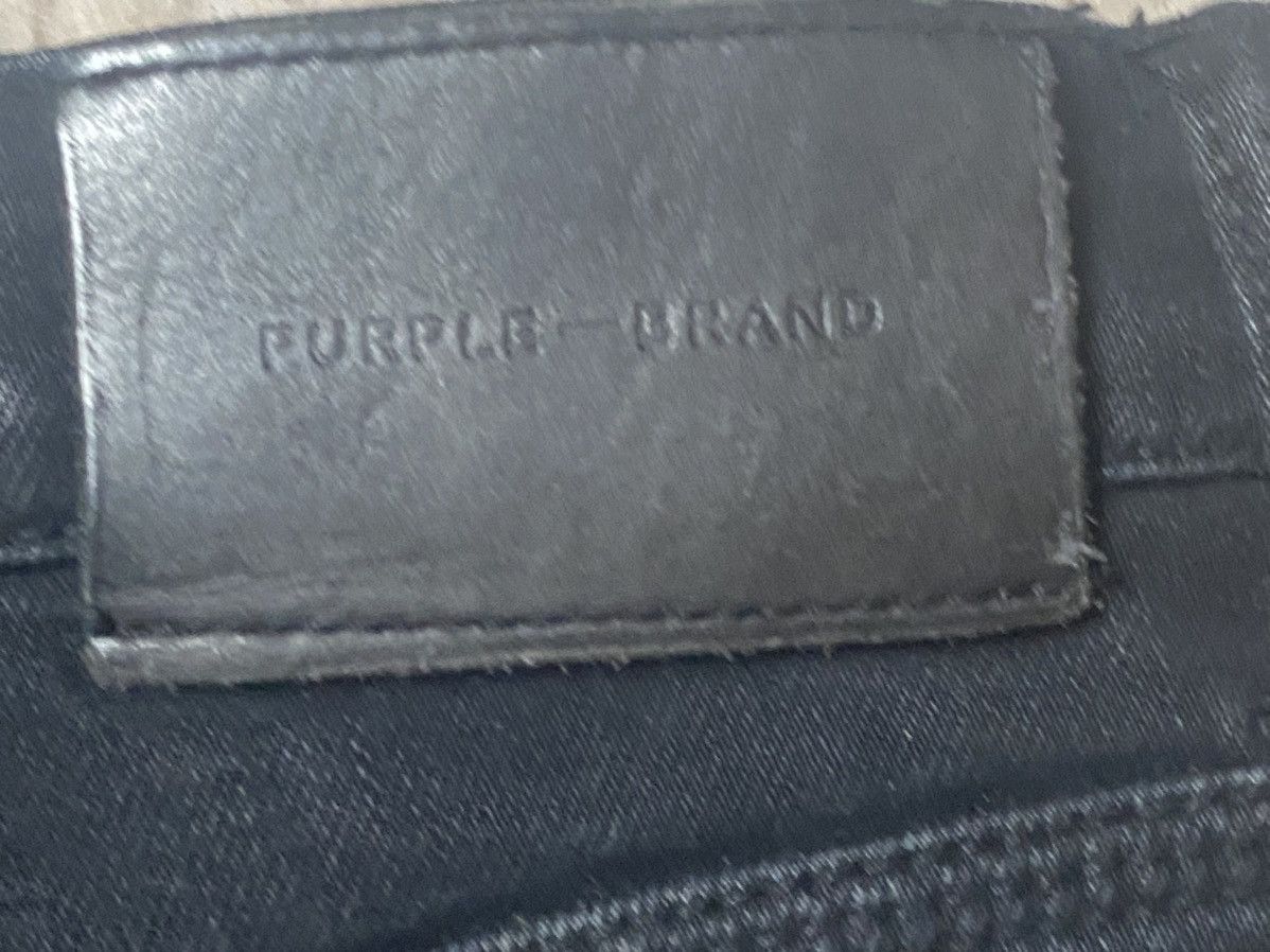Purple Brand Purple Jeans P001 Black Oil Spill Size US 30 / EU 46 - 4 Thumbnail