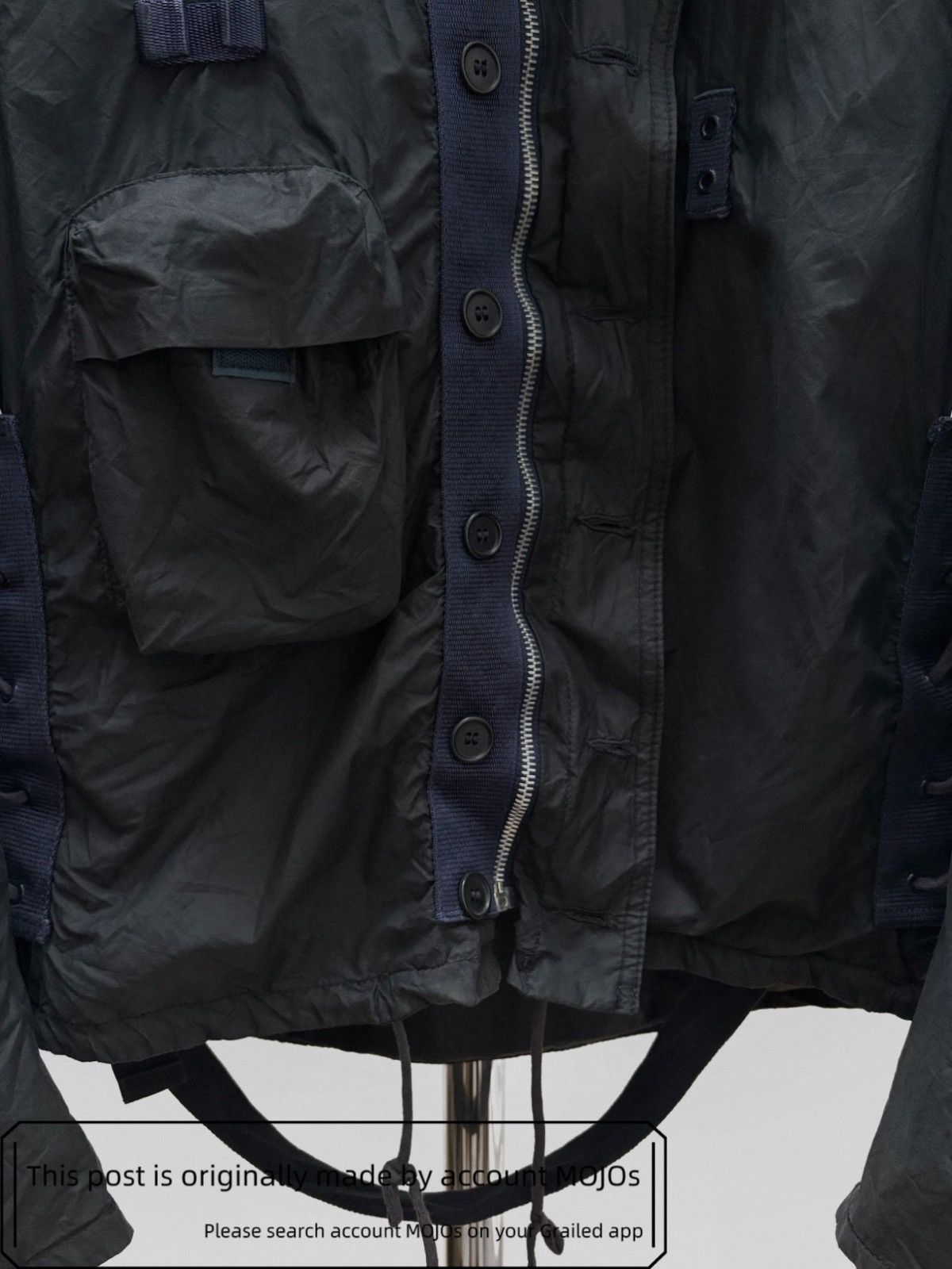 Helmut Lang Sz 46 Helmut Lang 00SS Flak Tactic Jacket mojos1154 Size US S / EU 44-46 / 1 - 8 Thumbnail
