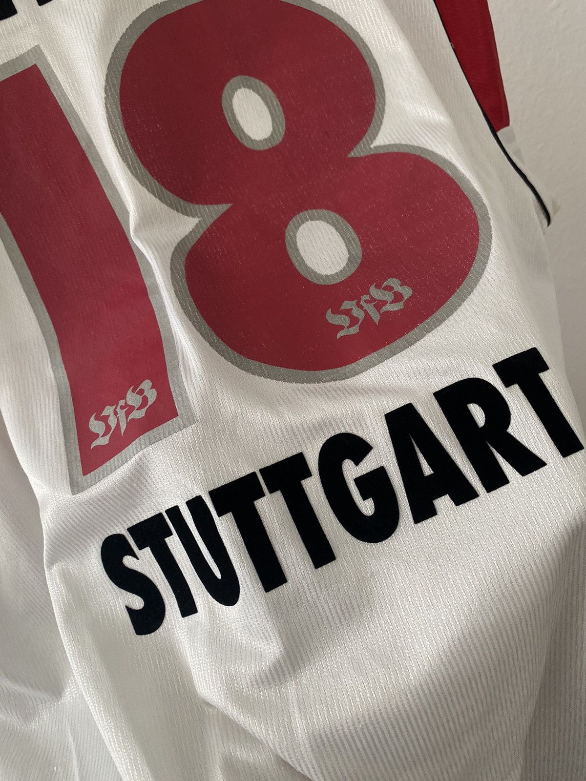 Adidas × Vintage JERSEY STUTTGART 1998 #18 [Catizone] MATCH WORN ?! VINTAGE Size US XL / EU 56 / 4 - 11 Thumbnail
