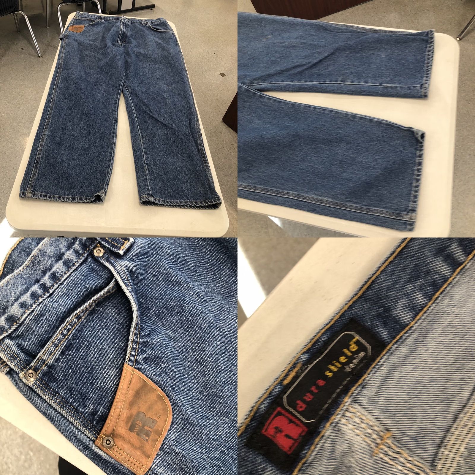 Wrangler Wrangler RIGGS WORKWEAR 40x30.5 Jeans Mens Dark Wash Denim Size US 40 / EU 56 - 8 Thumbnail