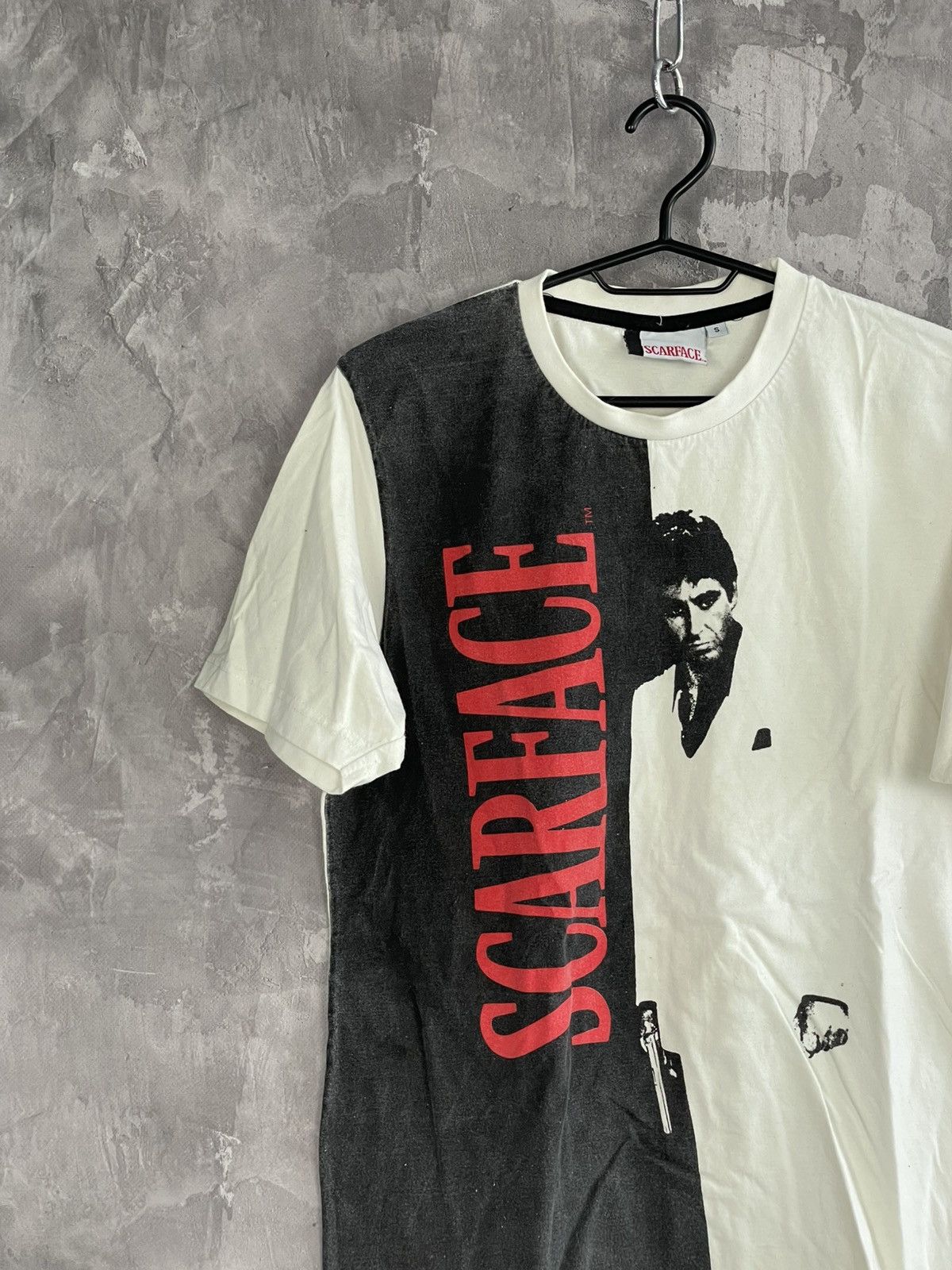 Vintage Vintage Scarface 2 Sides Tony Montana T-shirt Size US S / EU 44-46 / 1 - 3 Thumbnail