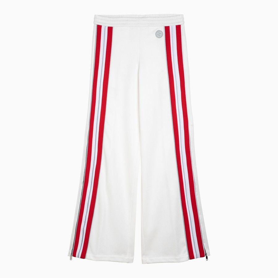 Gucci o1d2blof0824 Jogging Trousers in Red & White Size 26" / US 2 / IT 38 - 1 Thumbnail