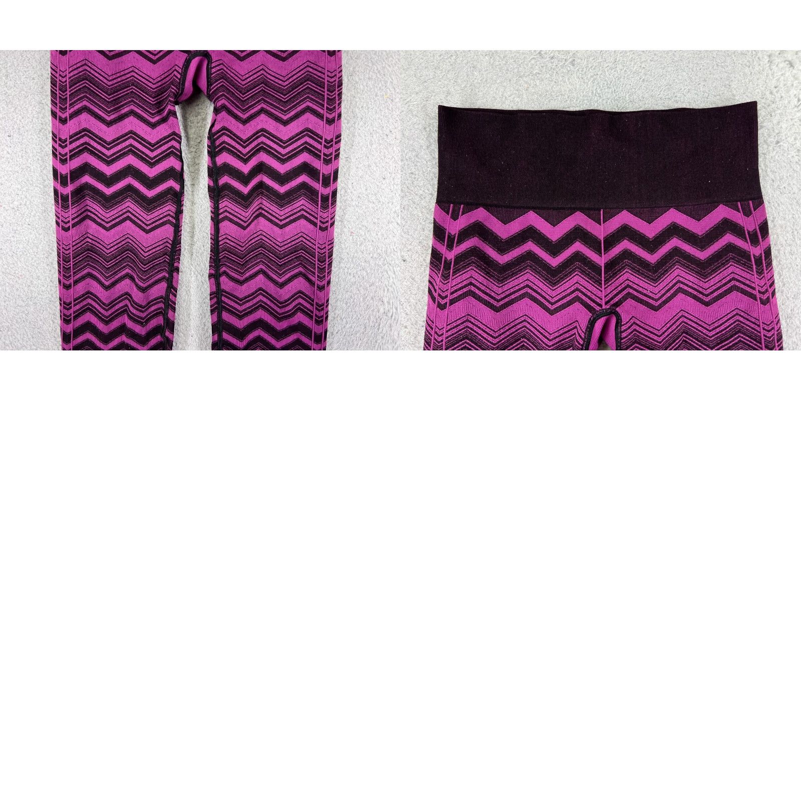 Lululemon Lululemon Pants Womens 4 Black Purple Chevron Stripe Ebb To Street Pant W5G17S Size 27" / US 4 / IT 40 - 9 Thumbnail