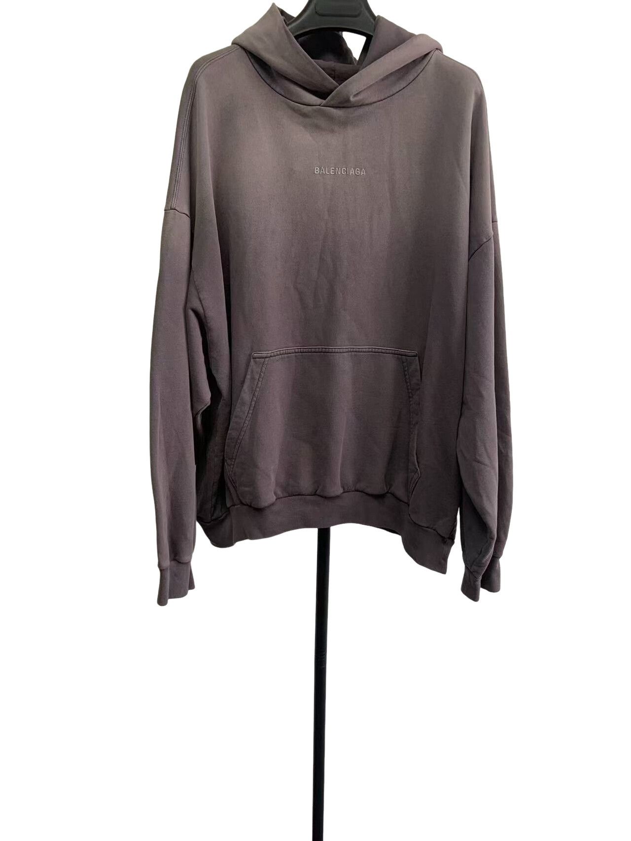 Balenciaga Balenciaga Washed Logo Hoodie L Size US L / EU 52-54 / 3 - 1 Thumbnail
