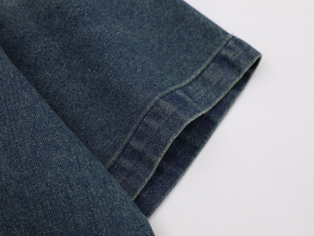 Vintage Gradient Washed Distressed Denim T-Shirt for Men Size US M / EU 48-50 / 2 - 5 Thumbnail