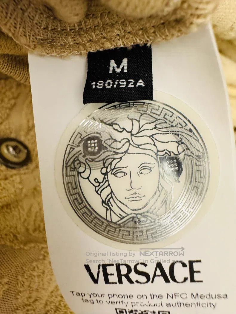 Other Versace Men's short-sleeved suit beige print Size US M / EU 48-50 / 2 - 5 Thumbnail