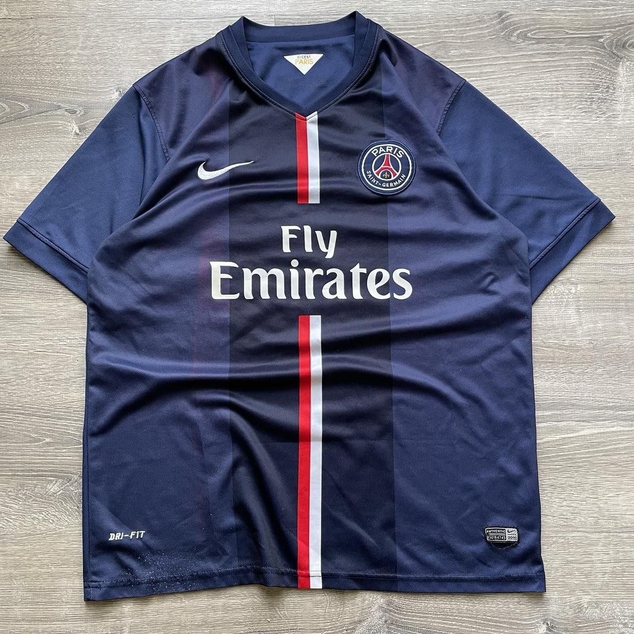 Nike × Vintage Nike 2014-2015 PSG Zlatan Ibrahimović Jersey Size US L / EU 52-54 / 3 - 1 Thumbnail