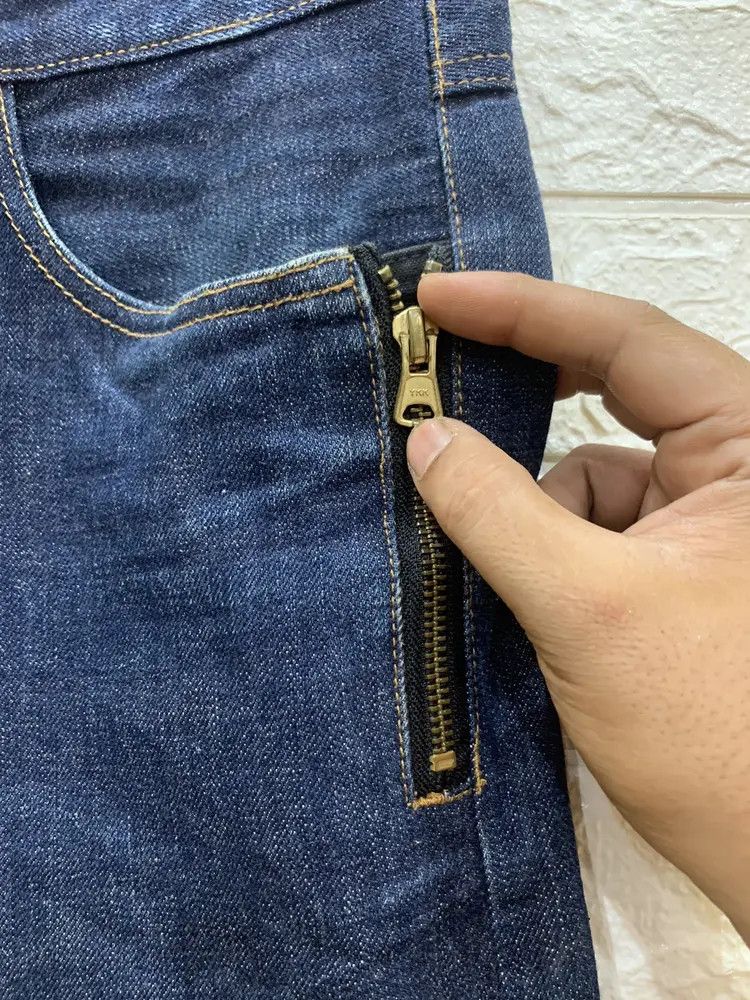 Japanese Brand Vintage B-Side red line selvedge jeans Size US 29 - 3 Thumbnail