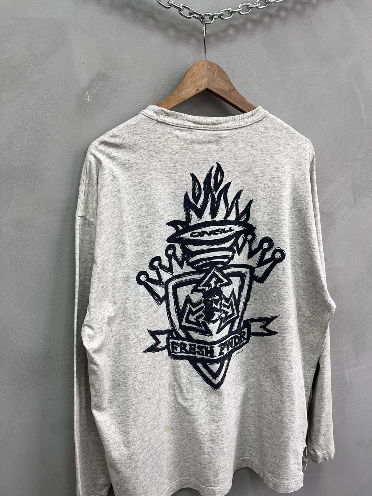 O'Neill × Vintage Vintage O'Neil Long-sleeve T-shirts Big Logo 90s Y2K Size US L / EU 52-54 / 3 - 9 Thumbnail