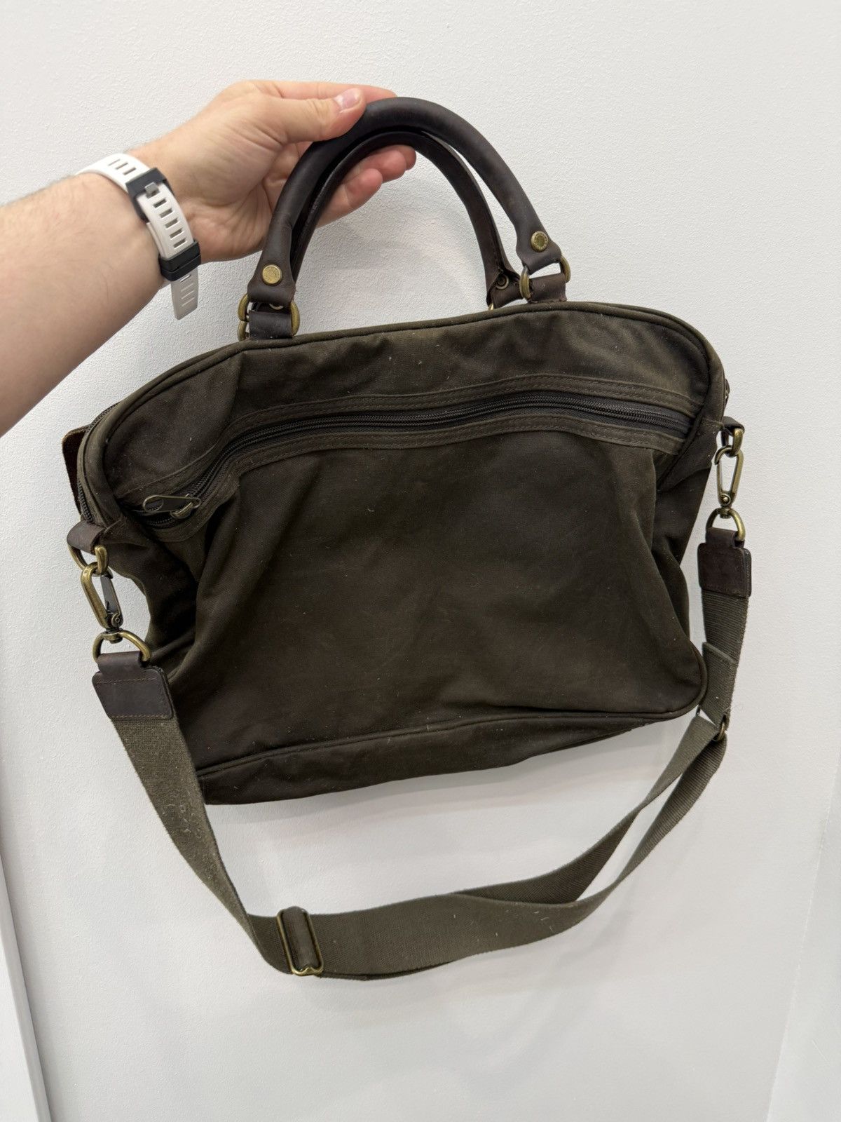 Barbour Barbour Wax Leather Shoulder Bag Size ONE SIZE - 3 Thumbnail