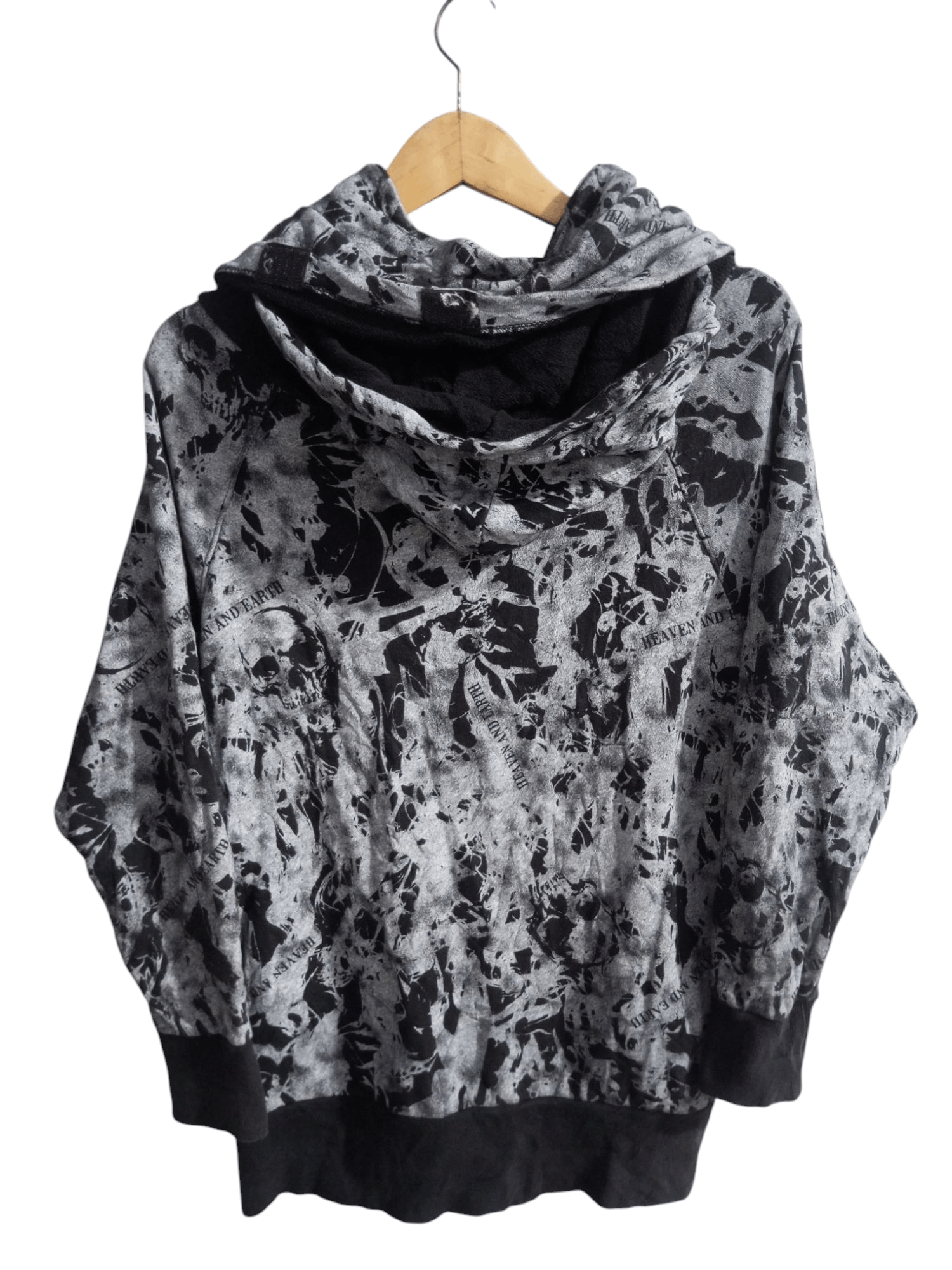 Heaven and earth skull multi pocket hoodie Sweatshirts Hoodies