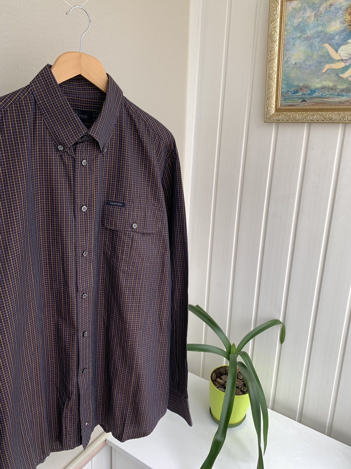 Valentino Valentino Vintage Long Sleeve Button Shirt XL-XXL Size US XL / EU 56 / 4 - 2 Thumbnail