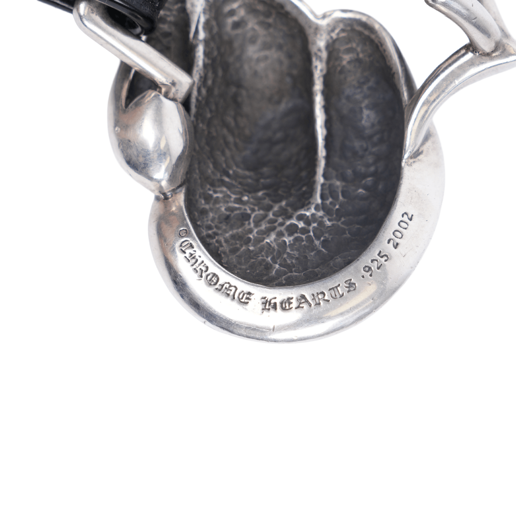 Chrome Hearts CHROME HEARTS ROLLING STONES BUCKLE WITH PLAIN BLACK STRAP Size ONE SIZE - 3 Thumbnail