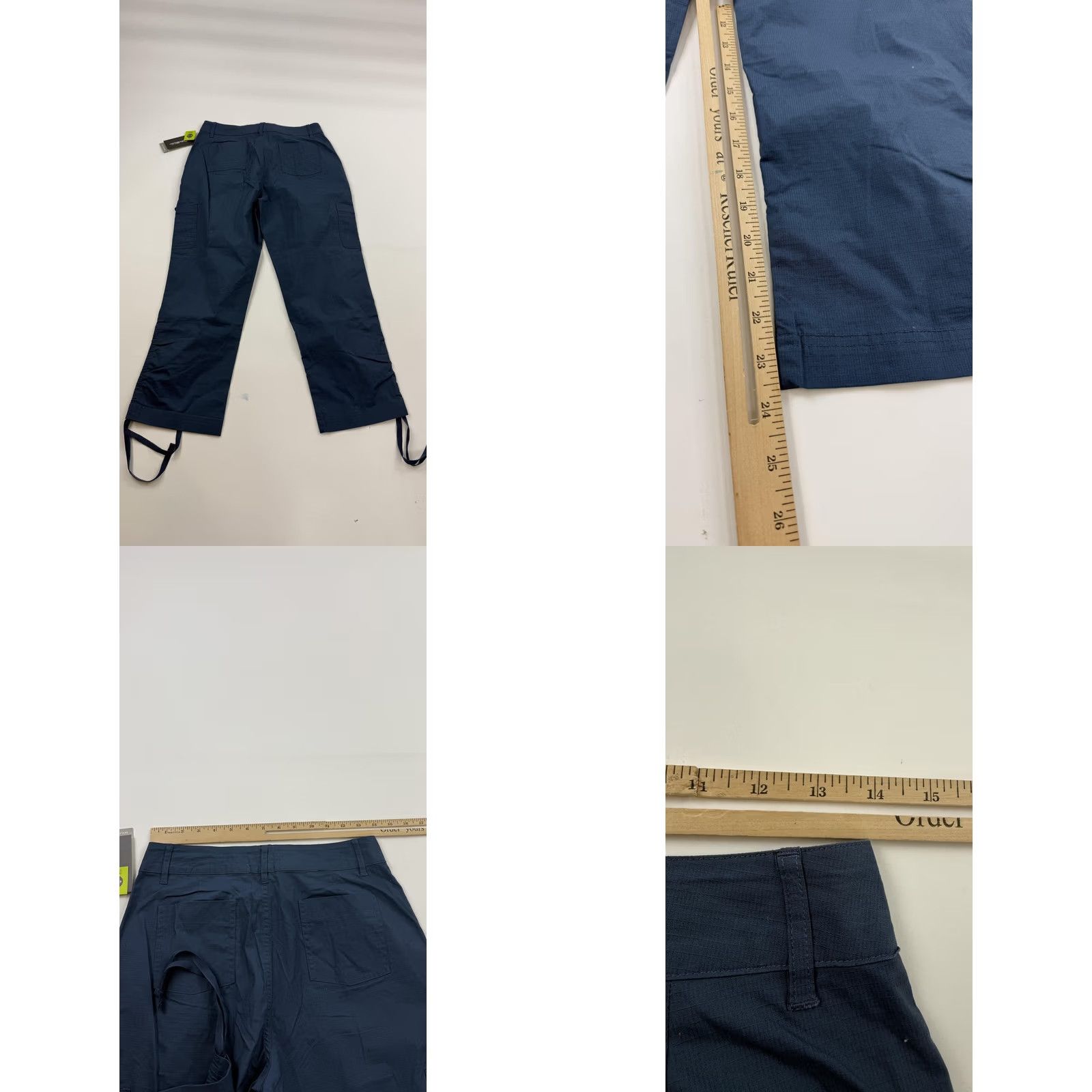 Eddie Bauer Eddie Bauer Skylark Capris Womens Small Two Way Stretch Pants Capris Jeans Aluminum? No — actually: Size 28" / US 6 / IT 42 - 8 Thumbnail