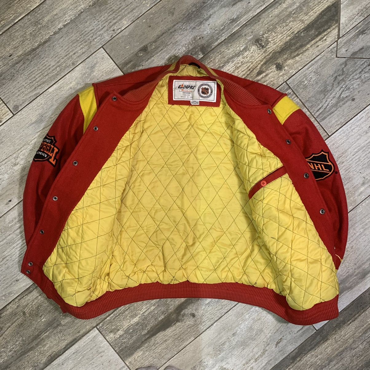 NHL × Vintage ✅OFFERS. NFL FLAMES VARSITY JACKET Size US L / EU 52-54 / 3 - 5 Thumbnail