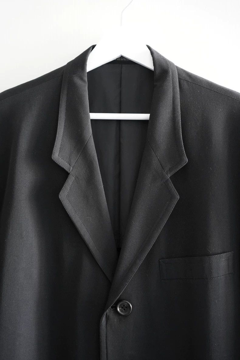Yohji Yamamoto Yohji Yamamoto size s 98 SS double stitched wool suit 2501- Size 38R - 4 Thumbnail