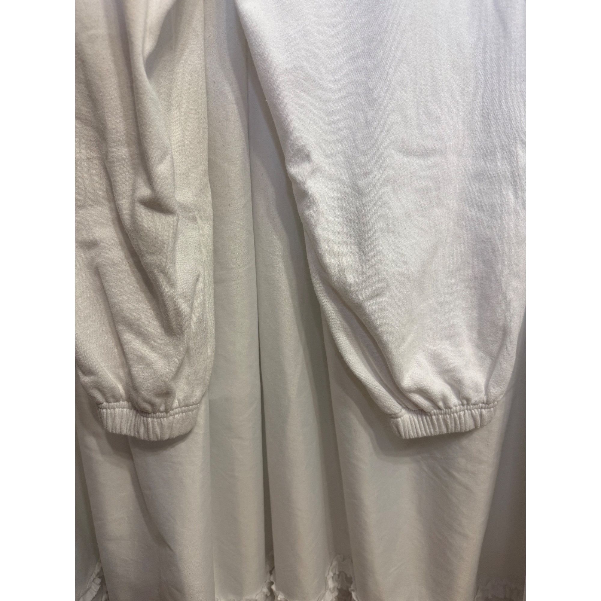 Garage Garage White Jogger Sweatpants Cotton Blend Elastic Waistban Size 27" / US 4 / IT 40 - 4 Thumbnail