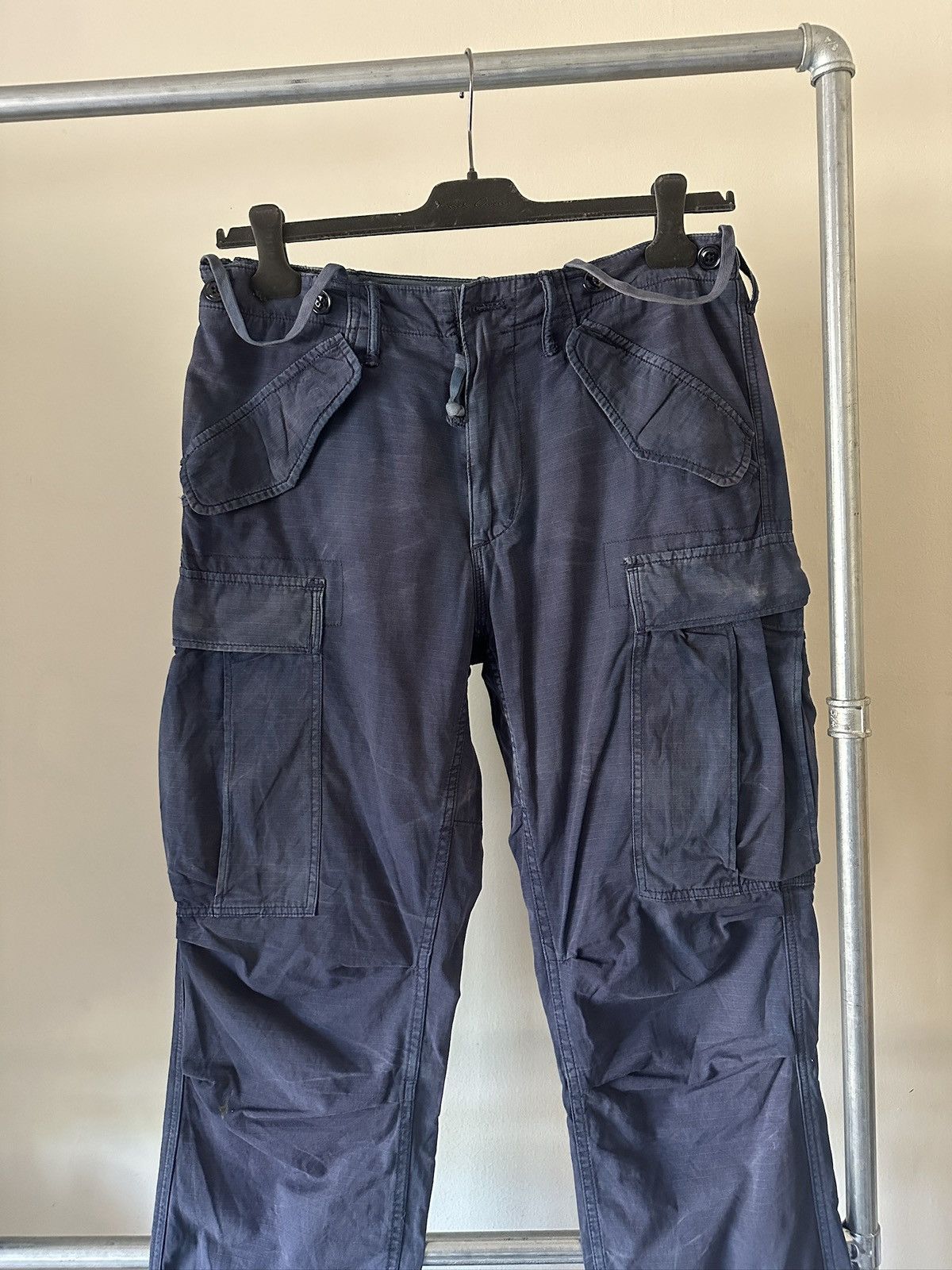 Polo Ralph Lauren 2000s Polo Ralph Lauren Military Ripstop Faded Cargo Pant Size US 32 / EU 48 - 3 Thumbnail