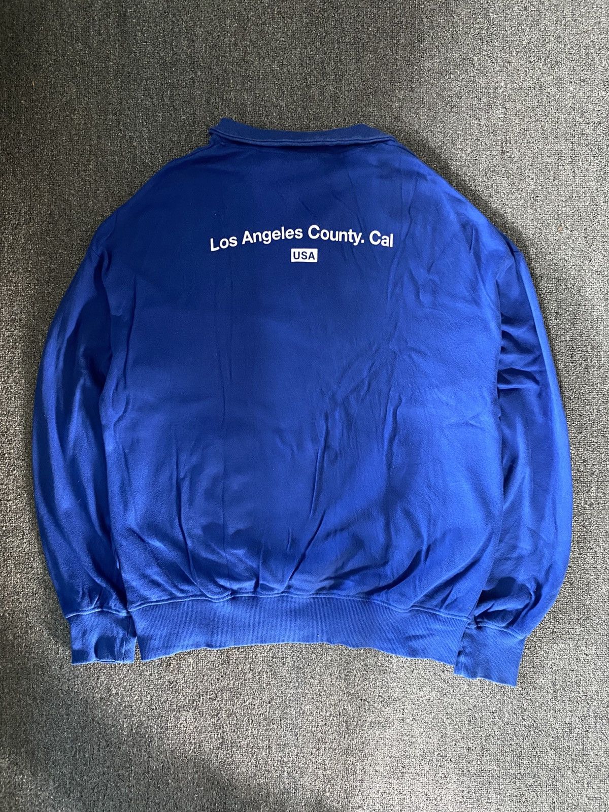 Who A.U. Vintage Who.A.U California Half-Zip Sweatshirts Cobalt Blue Size US M / EU 48-50 / 2 - 6 Thumbnail