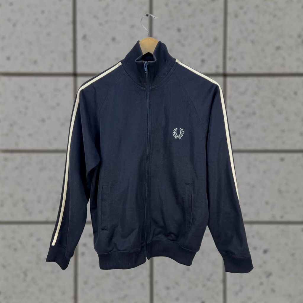 Fred Perry Fred Perry Track Top Jacket Dark Blue Size S Mens Size US S / EU 44-46 / 1 - 1 Thumbnail
