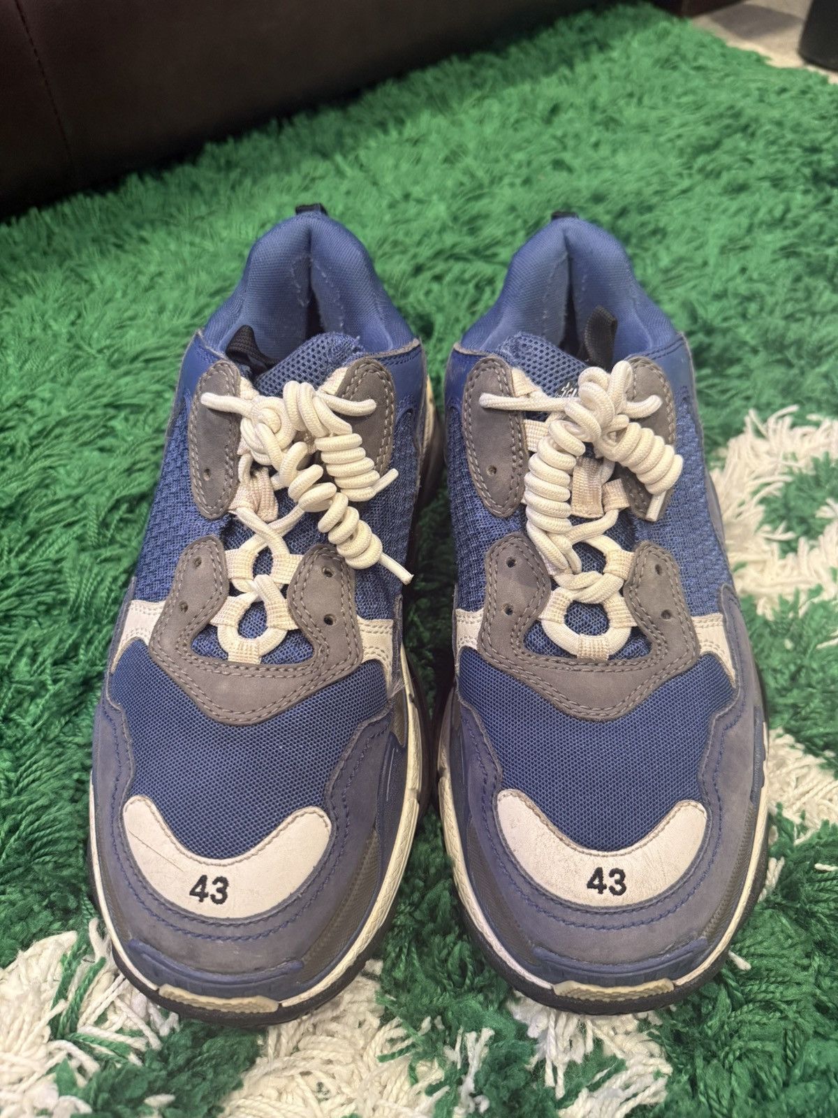 Balenciaga Balenciaga Triple S Blue Size US 10 / EU 43 - 3 Thumbnail