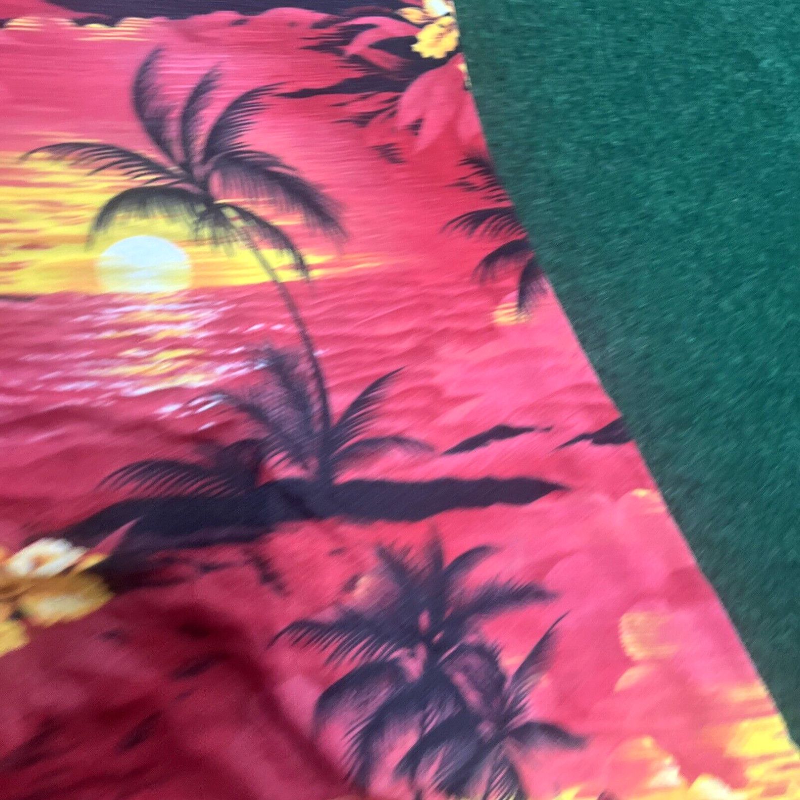 Vintage Hawaiian Red Dress Floral Made in USA Hawaii Size Large Summer Beach Size L / US 10 / IT 46 - 3 Thumbnail