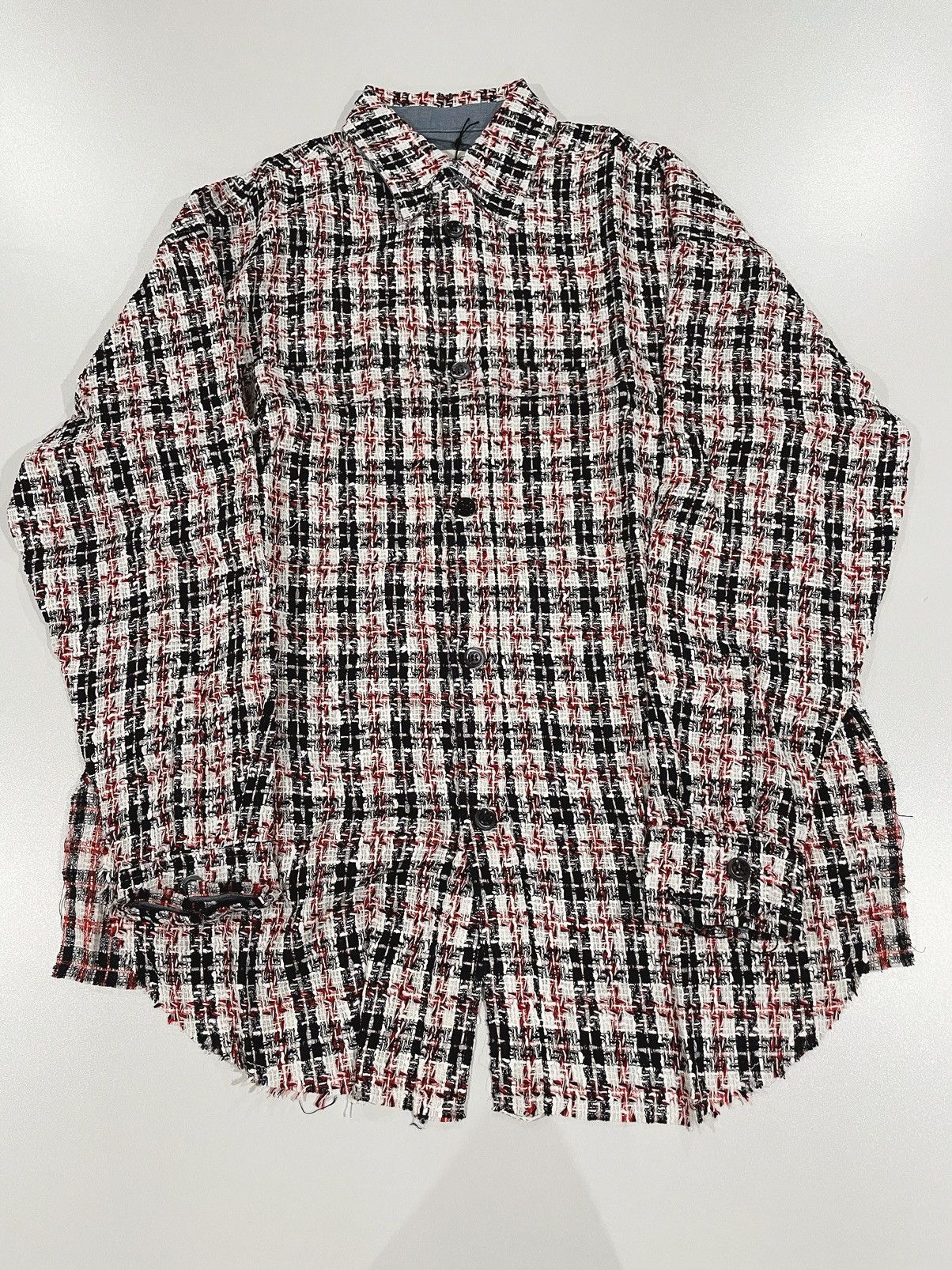 Faith Connexion Faith Connexion multicolor navy-red tweed shirts Size US S / EU 44-46 / 1 - 1 Thumbnail