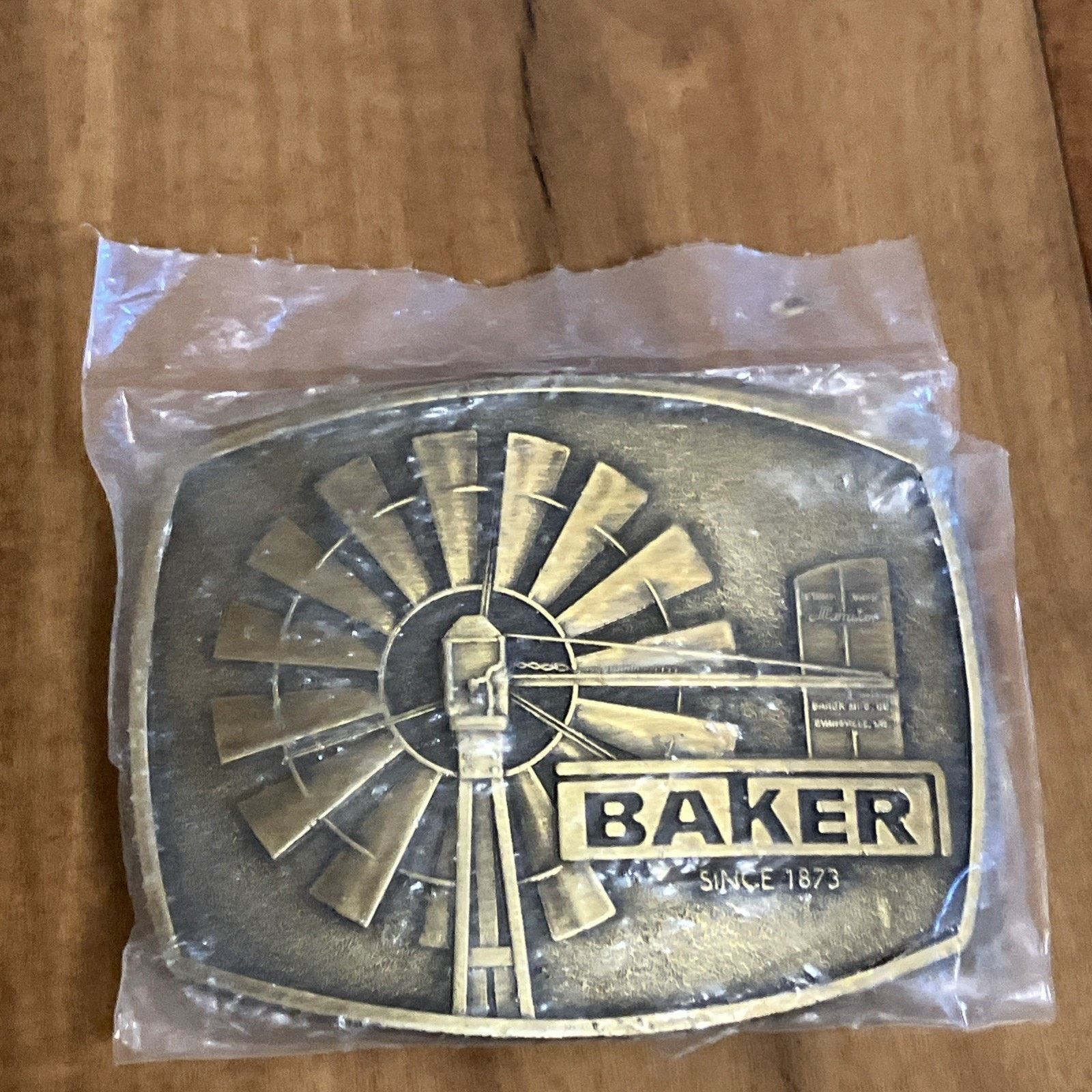 Other NEW Baker Manufacturing Storm Safe Monitor 80s Belt Buckle Size ONE SIZE - 14 Thumbnail
