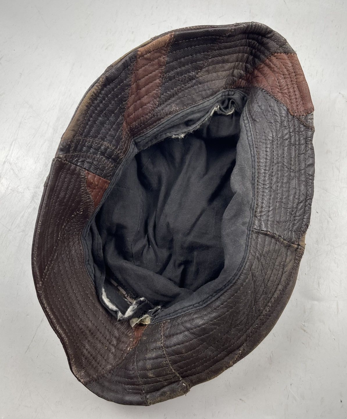 Japanese Brand very rare genuine leather patchwork hat tc48 Size ONE SIZE - 5 Thumbnail