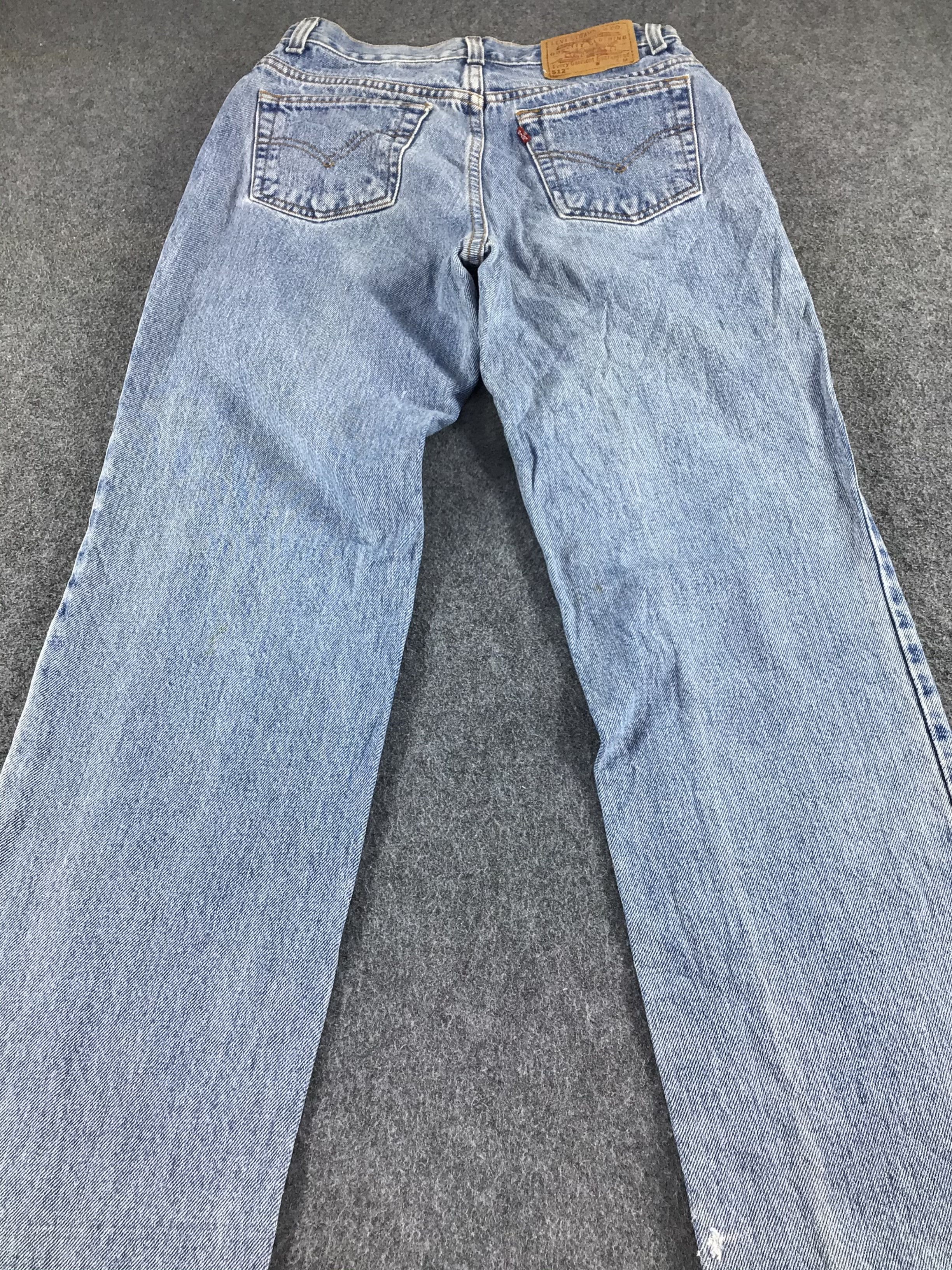 Levi's Vintage Levis 512 Jeans Faded Stone Wash Denim -J552 Size US 28 / EU 44 - 4 Thumbnail