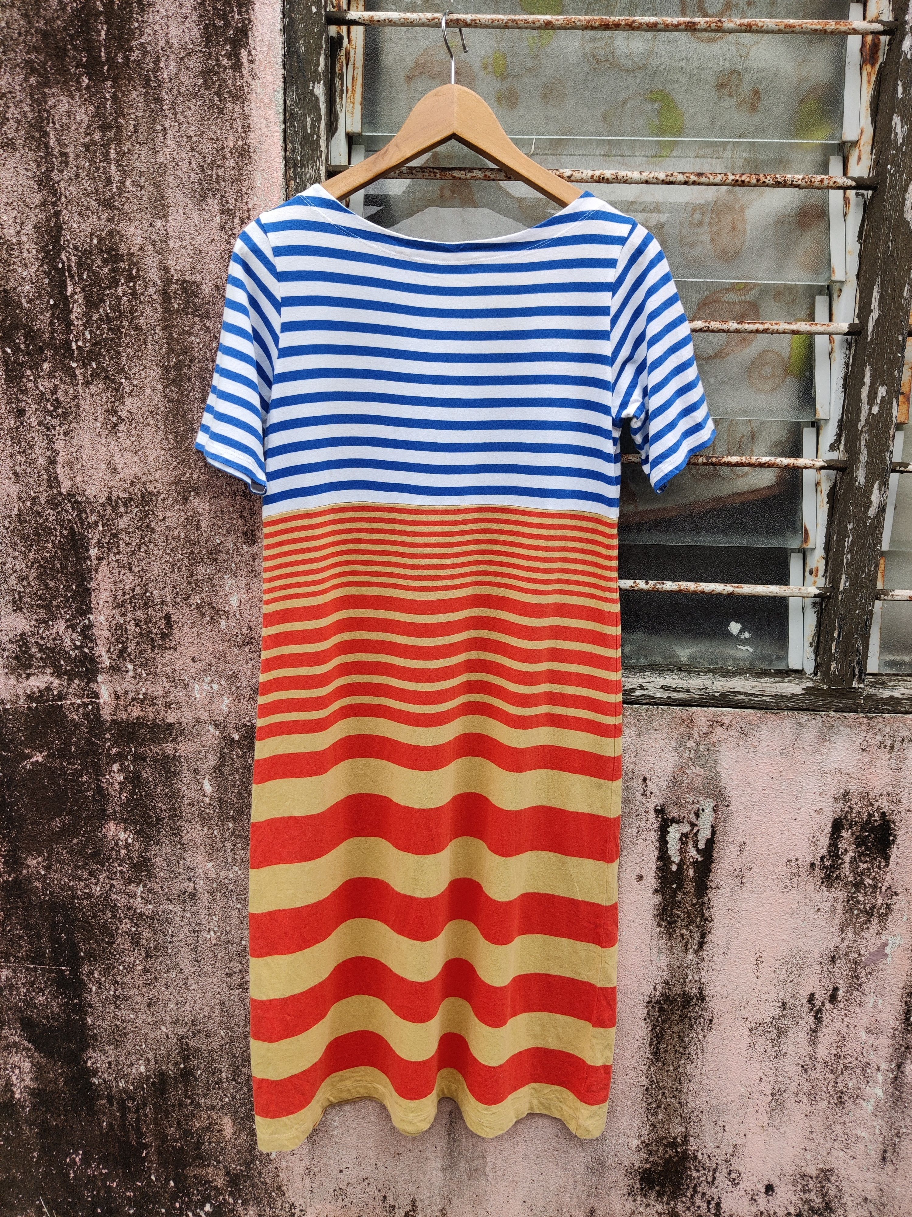 Marni × Uniqlo Vintage Marni x Uniqlo Stripes Dress Size M / US 6-8 / IT 42-44 - 4 Thumbnail