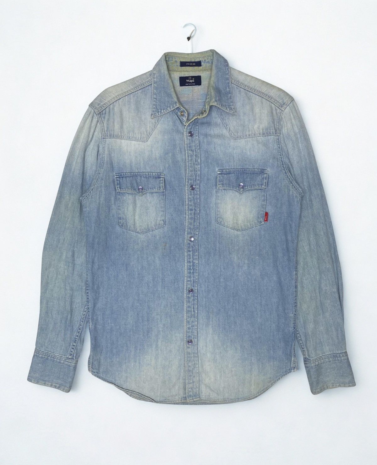Wtaps Wtaps Western Denim Shirt Streetwear Pearl Snap Button Size US M / EU 48-50 / 2 - 1 Thumbnail