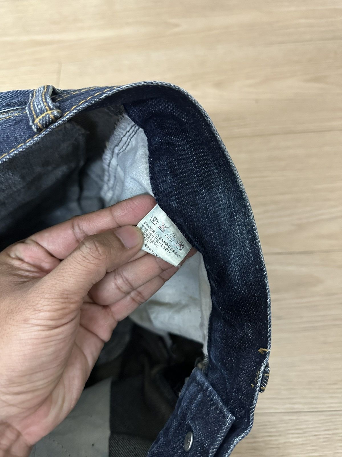 Isamu Katayama Backlash × JACKROSE × Japanese Brand Rare Beautiful Jack Rose Wash Boro Distressed Flared Denim Size US 31 - 16 Thumbnail