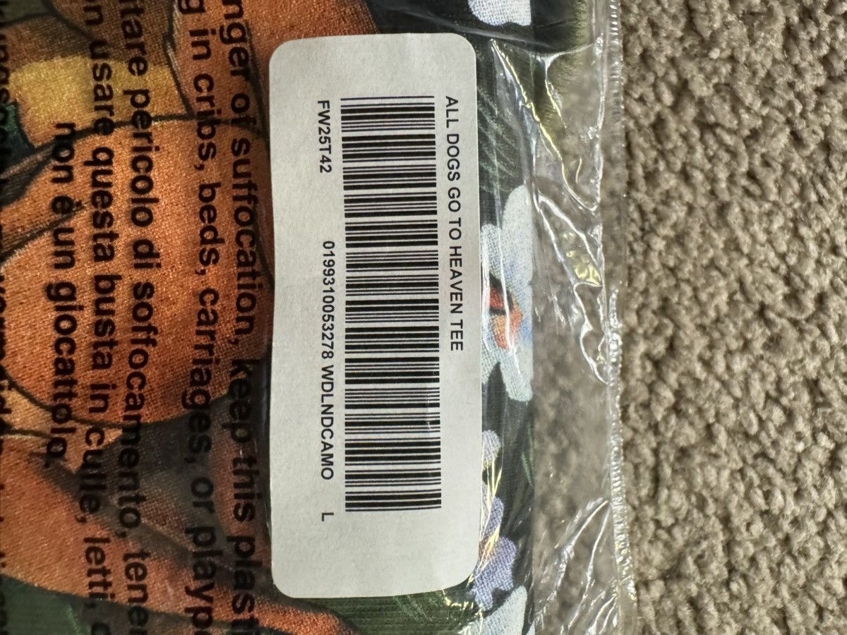 Supreme All dogs go to heaven tee Size US L / EU 52-54 / 3 - 3 Thumbnail