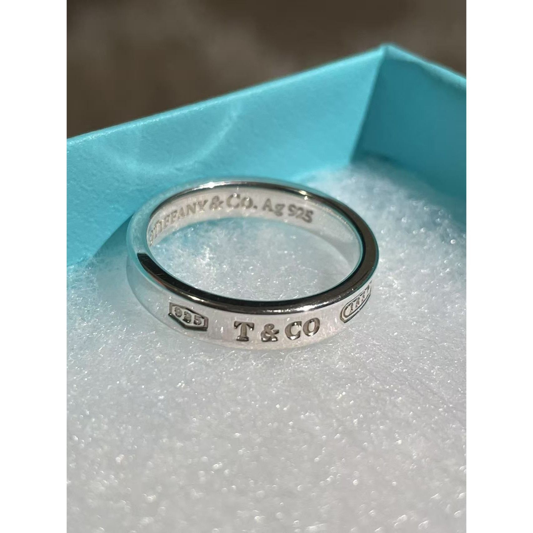 Tiffany & Co. Tiffany & Co. Sterling Silver & 18k Gold Two-Tone 1837 Ring Size ONE SIZE - 4 Thumbnail