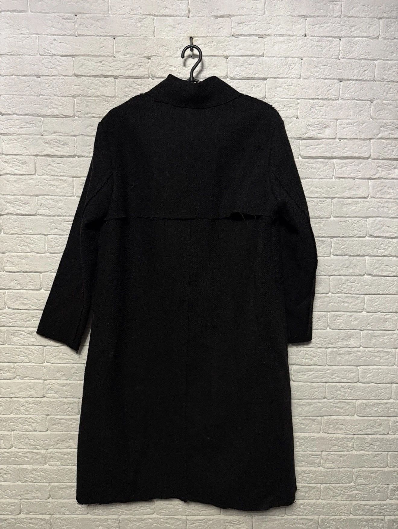 Cop Copine Cop Copine Wool Avant Garde Long Trench Coat Sz L Size L / US 10 / IT 46 - 13 Thumbnail