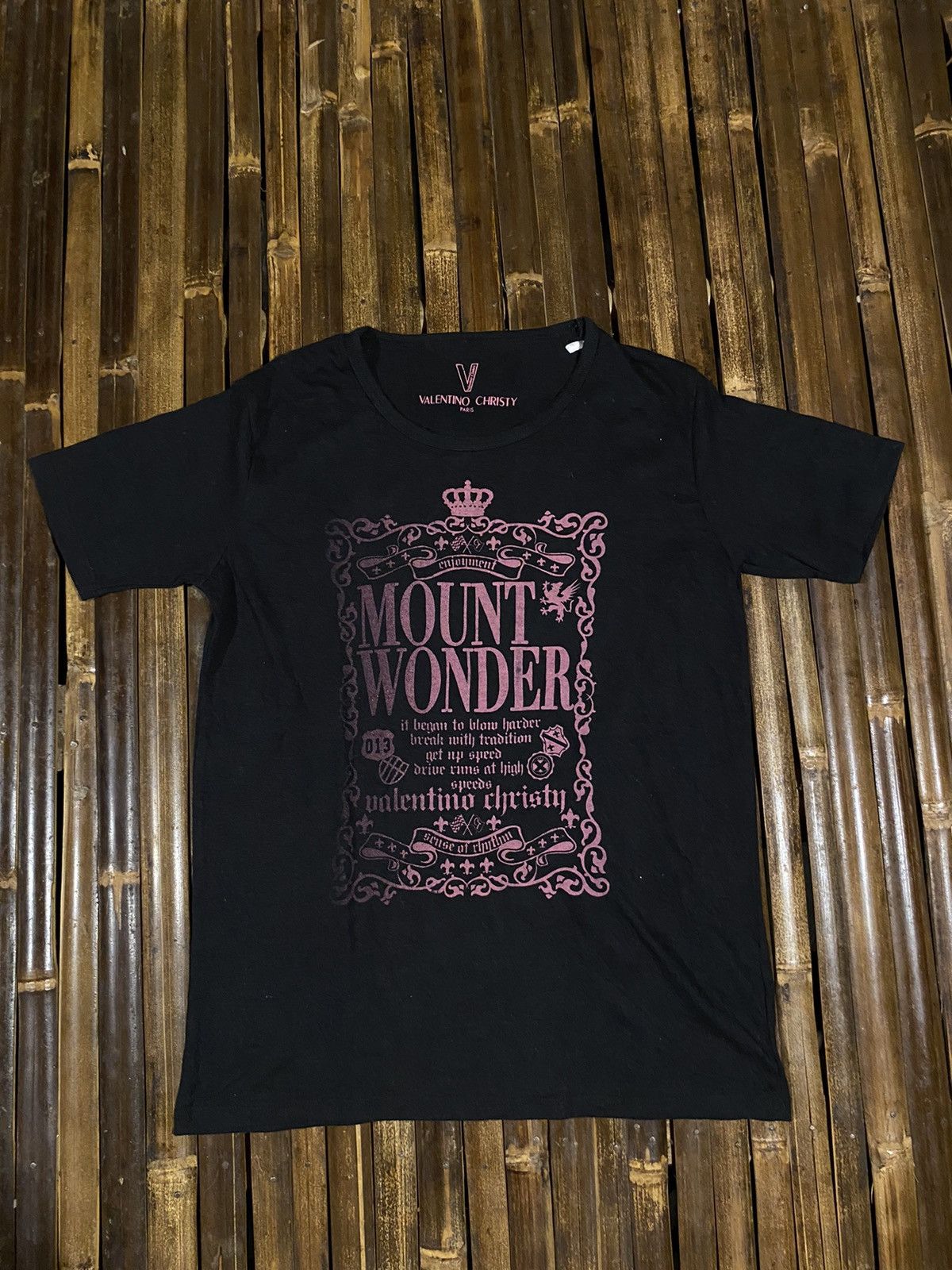 Japanese Brand VALENTINO CHRISTY PARIS TSHIRT Size S / US 4 / IT 40 - 1 Thumbnail