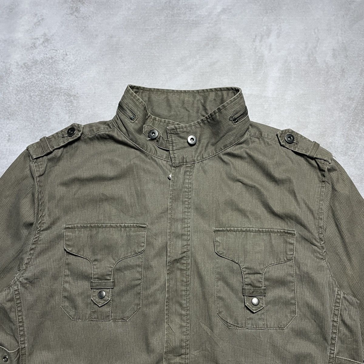 14th Addiction × Beauty Beast × If Six Was Nine 2000’s Splendid Satisfaction Military Style Jacket Size US XL / EU 56 / 4 - 4 Thumbnail