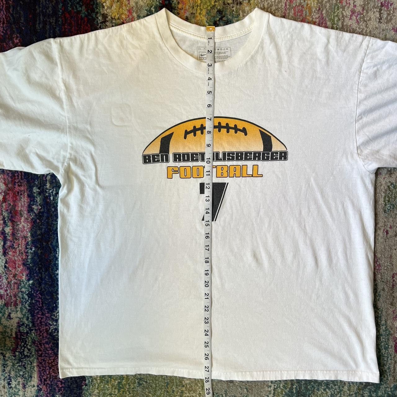 Nike × Vintage Vintage Nike NFL Pittsburgh Steelers Big Ben Roethlisberger Size US XL / EU 56 / 4 - 4 Thumbnail