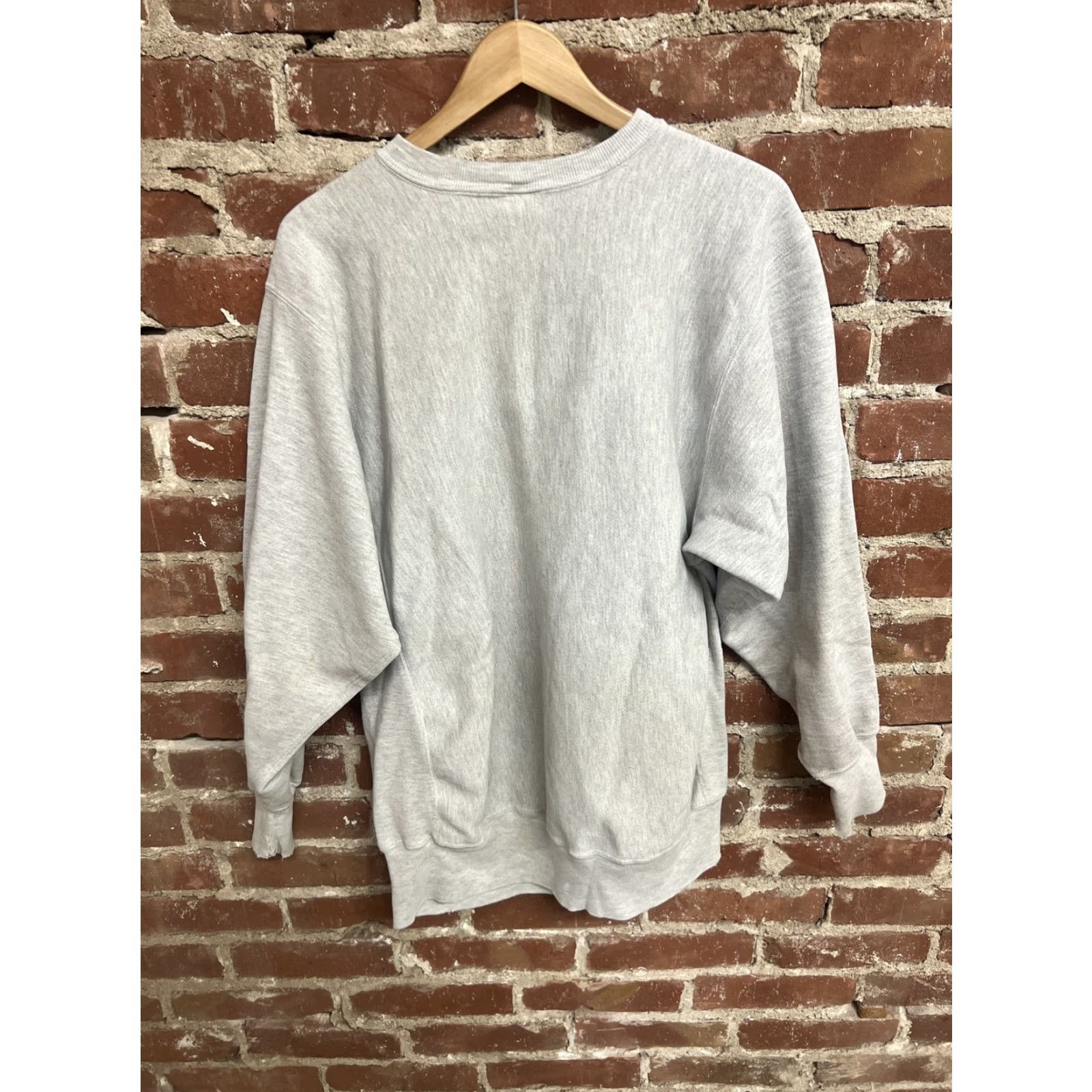 Champion VINTAGE Champion Reverse Weave Sweatshirt 2XL Crew Neck Ivy Gray 90s College Logo Reversible Men Size US XXL / EU 58 / 5 - 2 Thumbnail