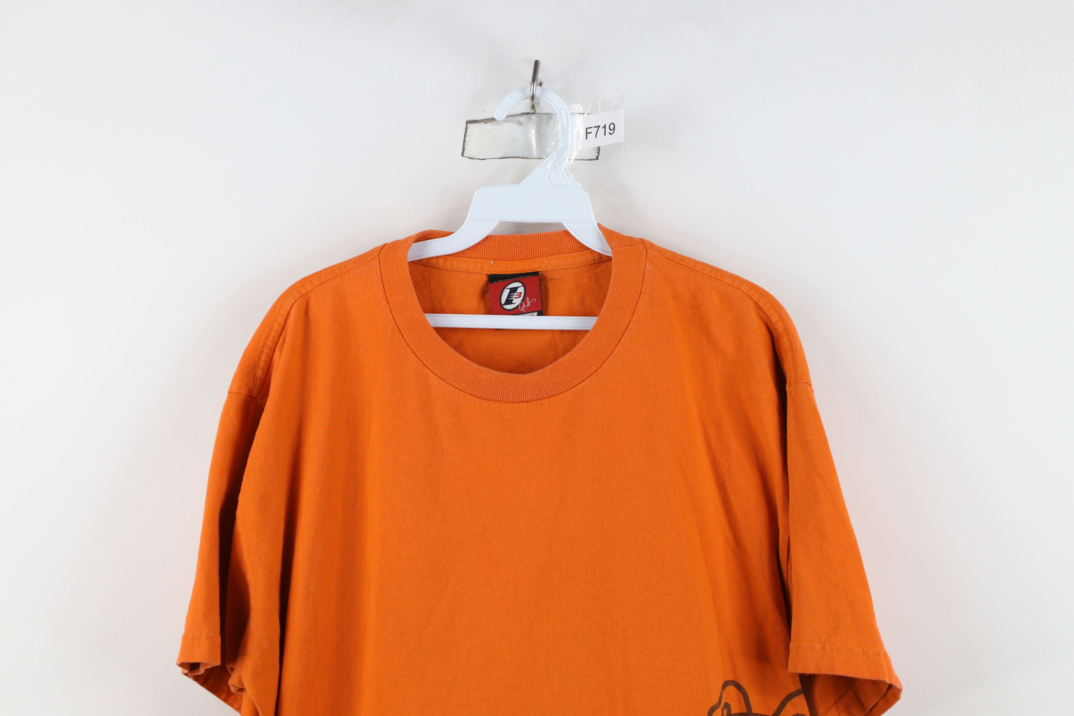 Reebok Vintage Reebok Bulldog AI Allen Iverson T-Shirt Orange USA Size US L / EU 52-54 / 3 - 2 Thumbnail