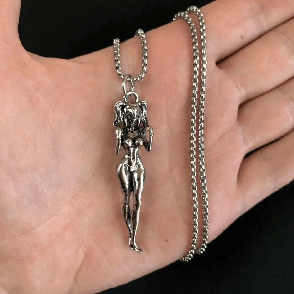 Jewelry Punk Necklace Gothic Chain Size ONE SIZE - 2 Thumbnail