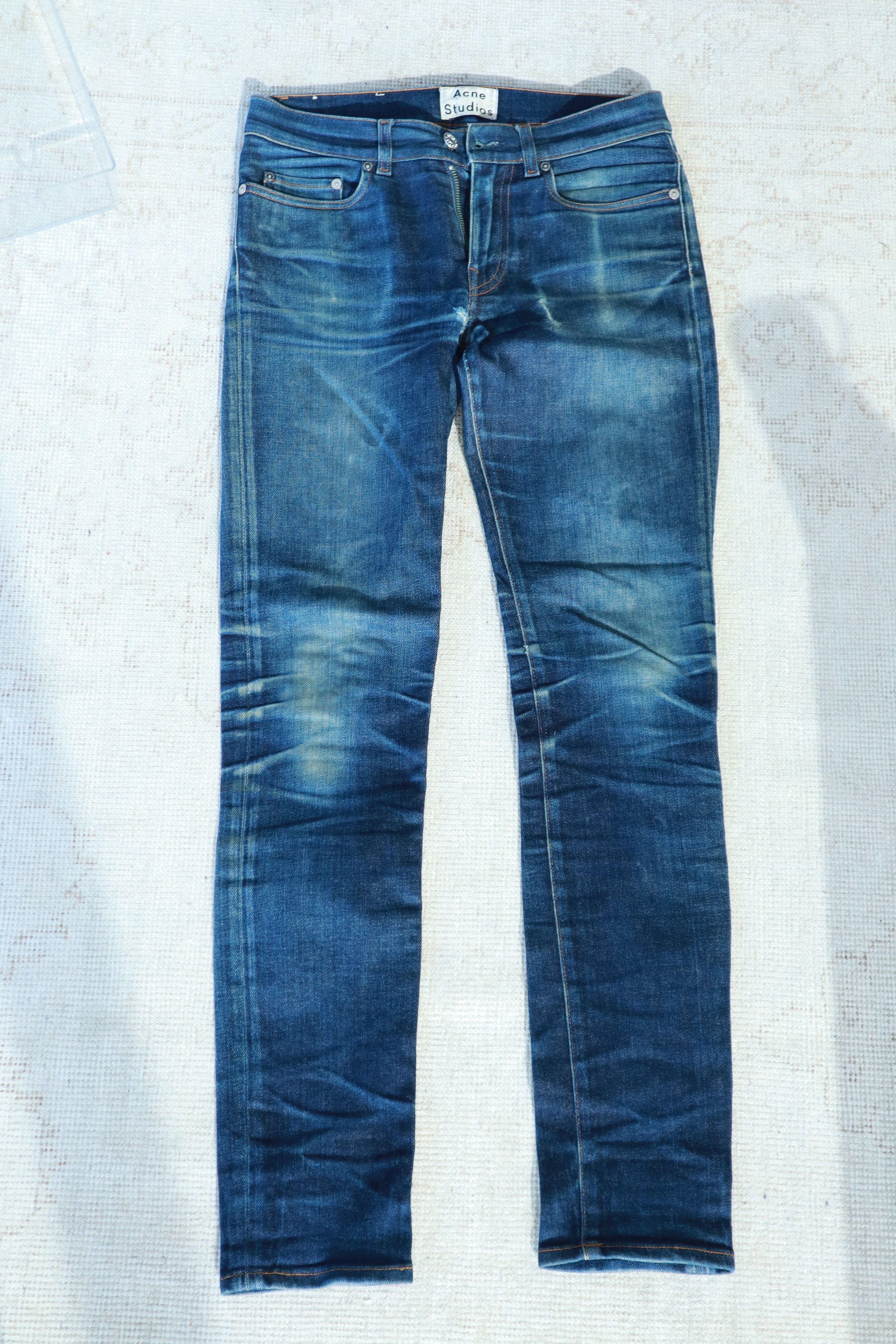 Beautifully Faded Raw Acne Studios Skinny Jeans