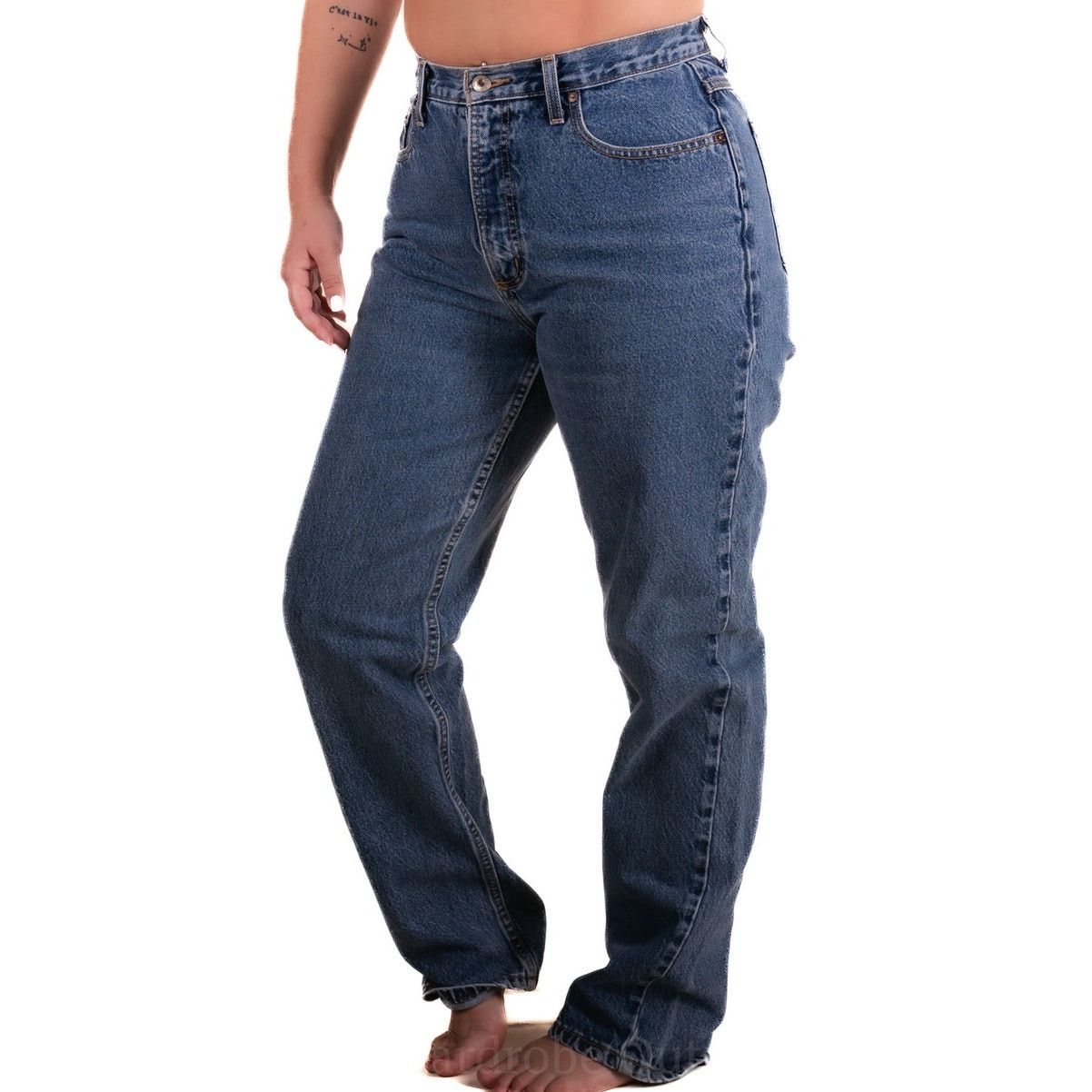 Vintage Vintage 90s Blue Jeans by Cruel Girl - 9 Size 29" - 6 Thumbnail