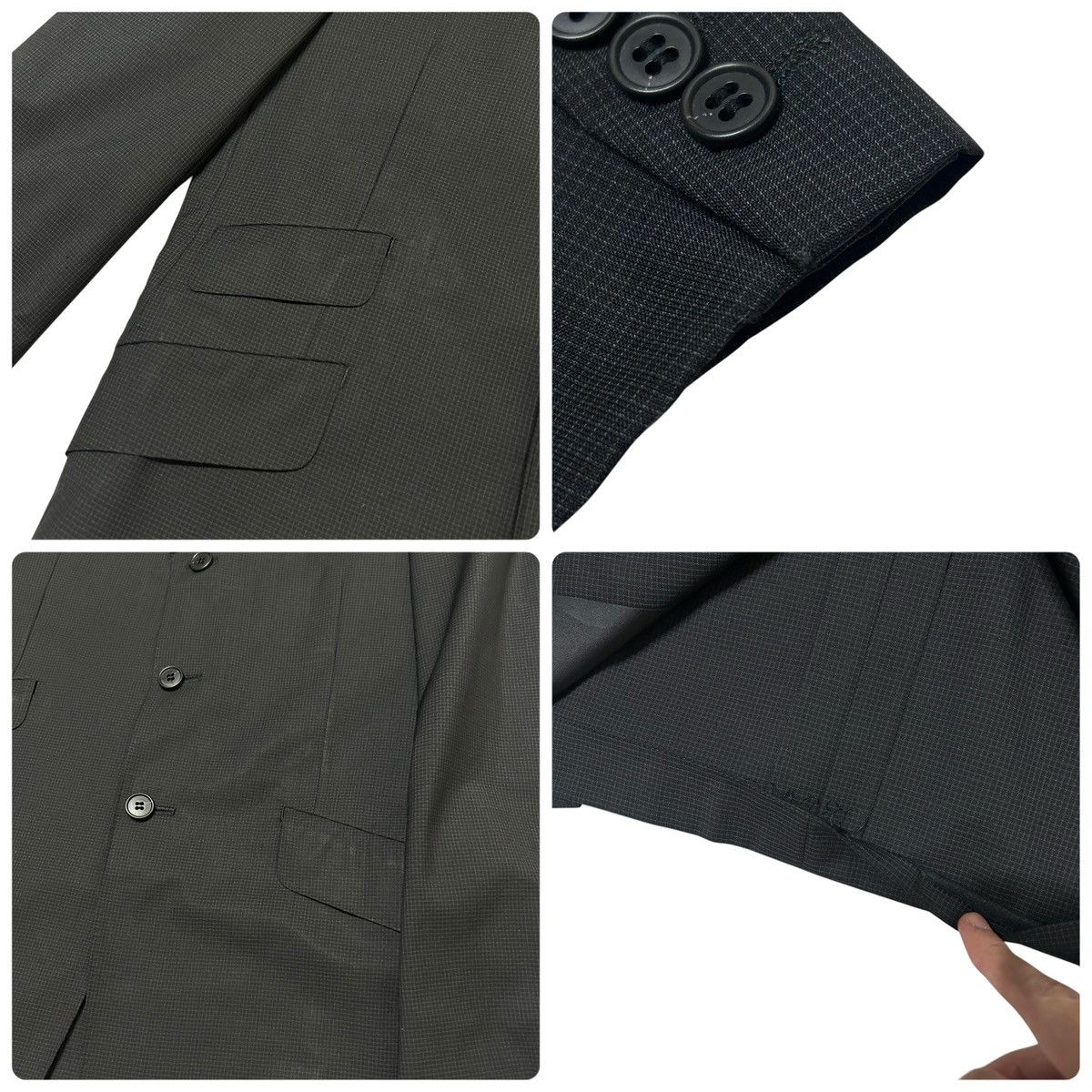 Yohji Yamamoto 751 90s Yohji Yamamoto D'URBAN A.A.R vintage suit set up men Size 38R - 7 Thumbnail