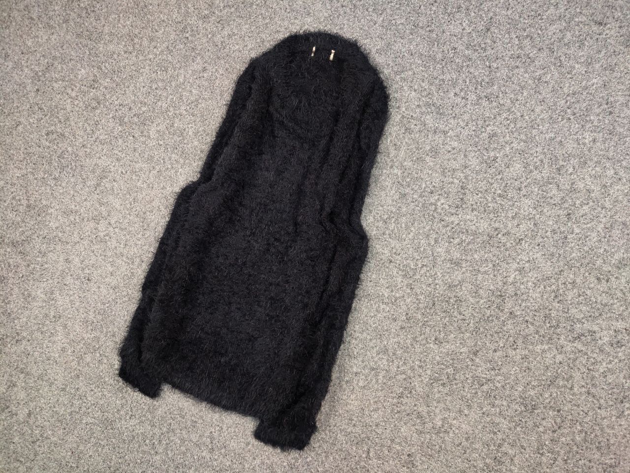 Other Vintage Japanese Black Mohair Style Fuzzy Sweater Y2K Size US M / EU 48-50 / 2 - 3 Thumbnail