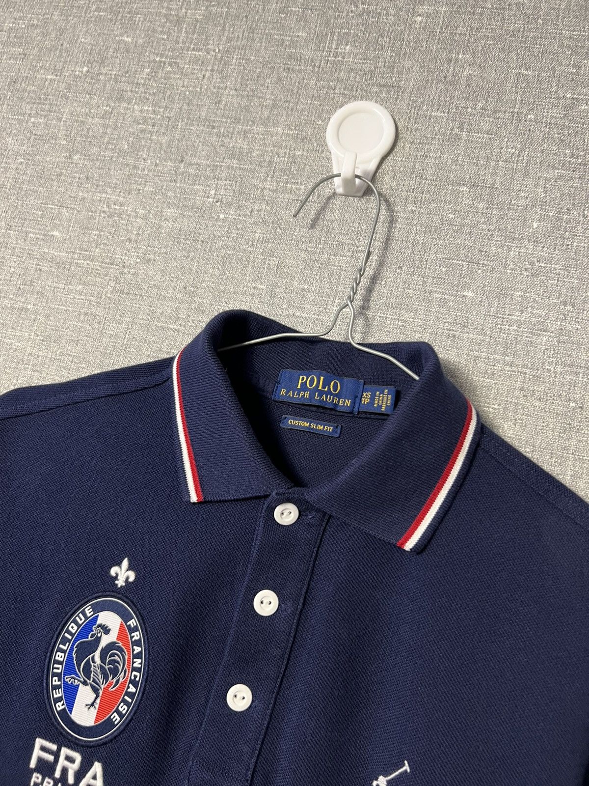 Polo Ralph Lauren × Vintage Rare Polo Ralph Lauren France 3 Big Logo Polo Shirt Size US XS / EU 42 / 0 - 6 Thumbnail