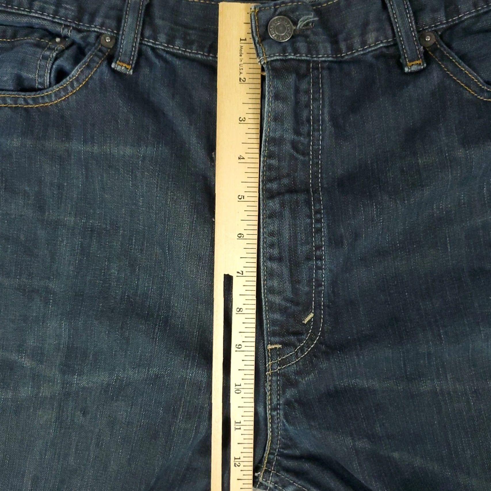 Levi's Levis 505 Jeans Mens 40x26 Blue Casual Straight Leg Denim Pants Size US 40 / EU 56 - 4 Thumbnail